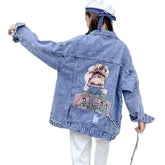 Women Fashion Streetwear Denim Jacket